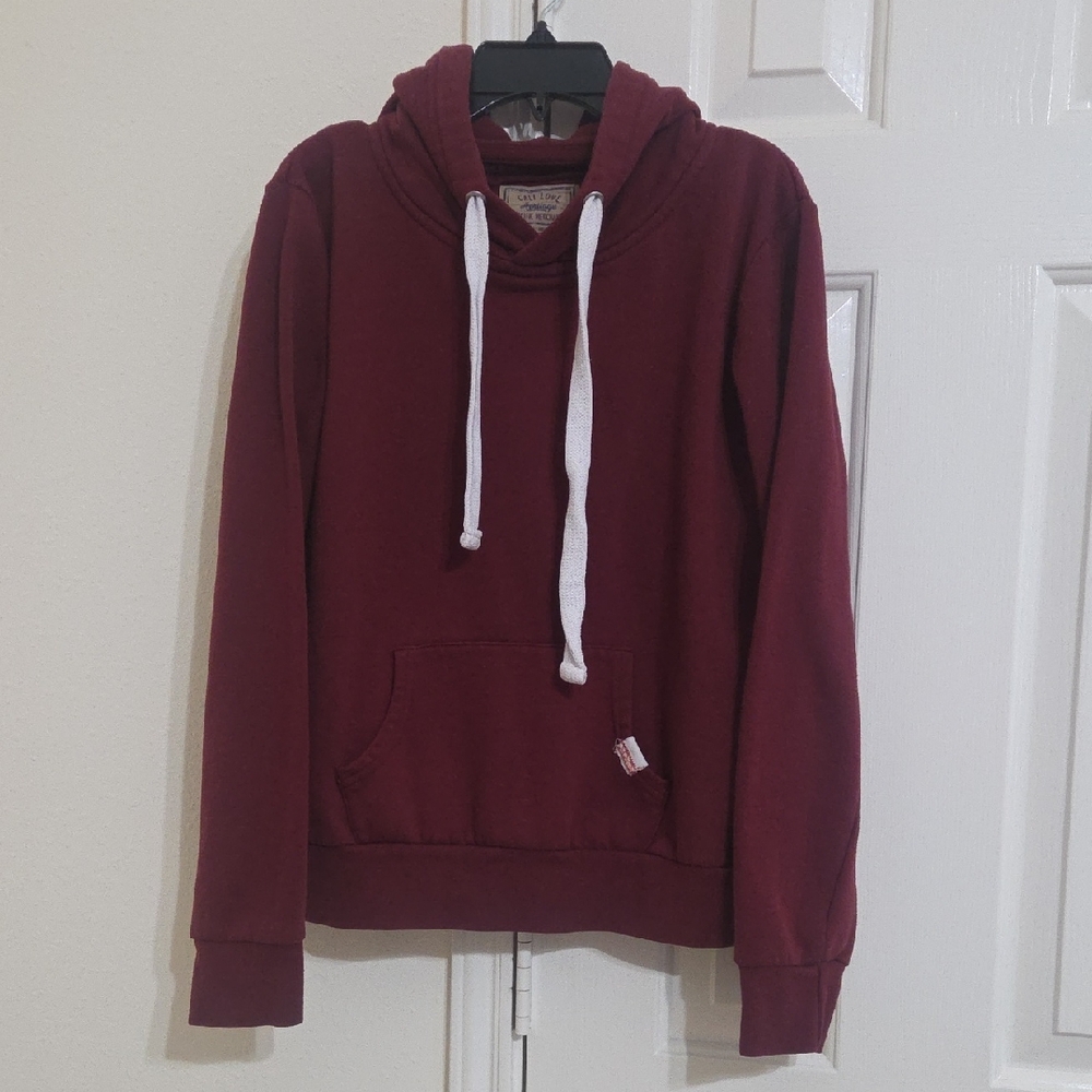 Cali Love Heritage Ladies Burgundy Hoodie